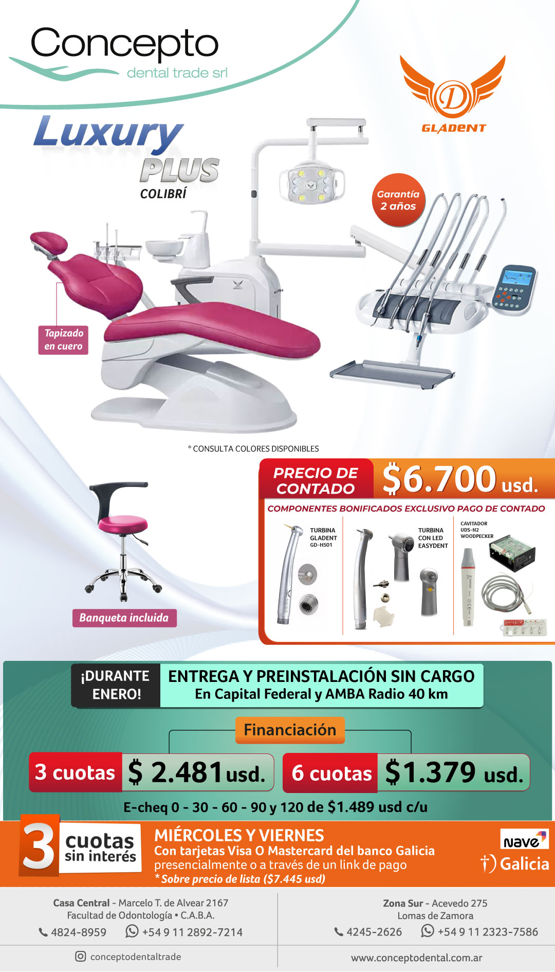GD200 LUXURY Plus - Colibrí