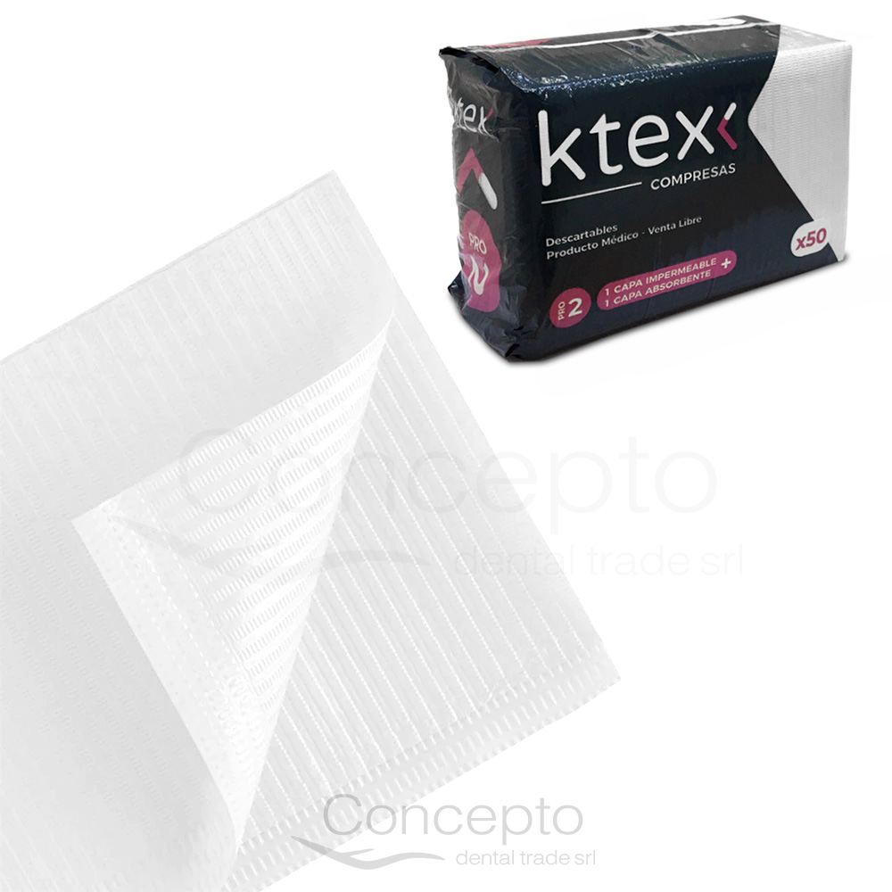 Compresa K-Tex Blanca X 50 Un. | K-Tex
