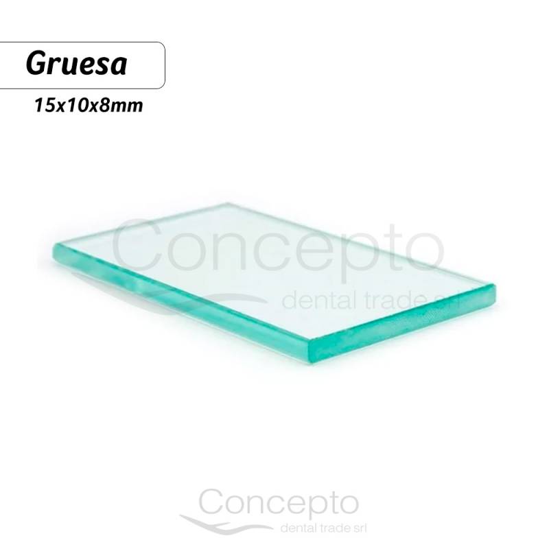 Loseta De Vidrio Gruesa Lisa 15X8 (10Mm De Espesor) Easy