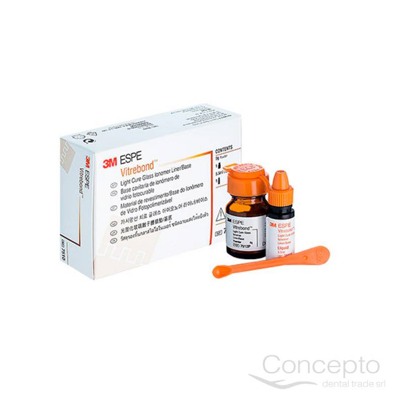 Vitrebond Ionómero Vítreo Fotopolimeriza 5,5Ml + 9Gr 3M Espe