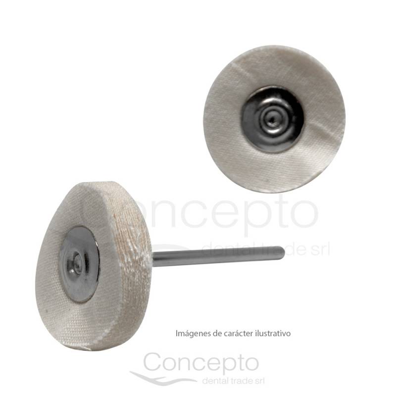 Cepillo Tela Blanca 22Mm Montada