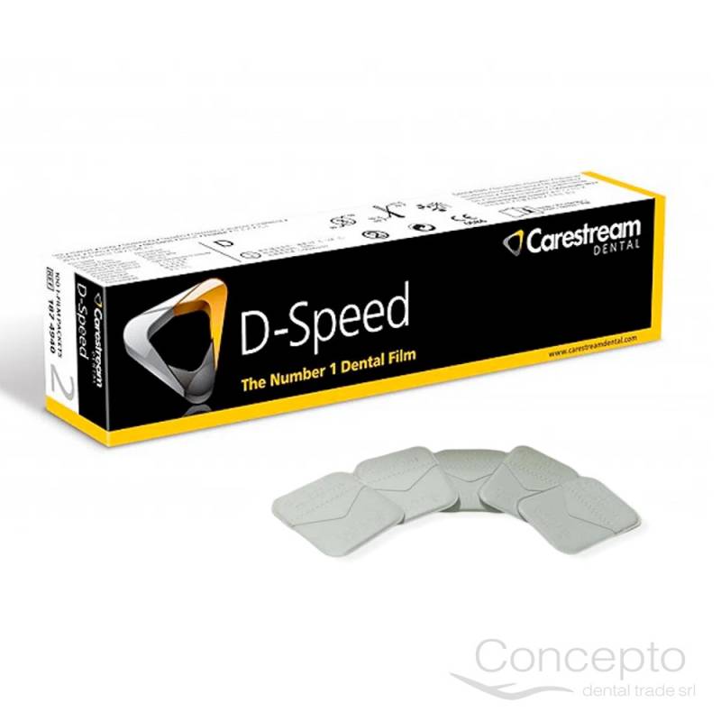 Películas D-Speed Carestream X100 Und.