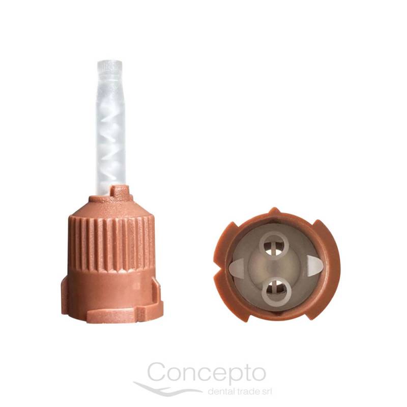 Puntas Brown Mix Tips 11#50 32.6Mm1:1 Jer Dual