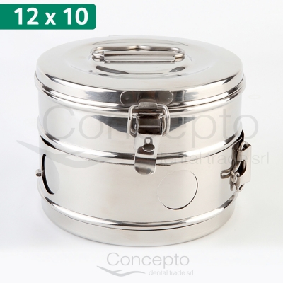 Tambor De Acero Inoxidable (12X10 Cm) Egeo