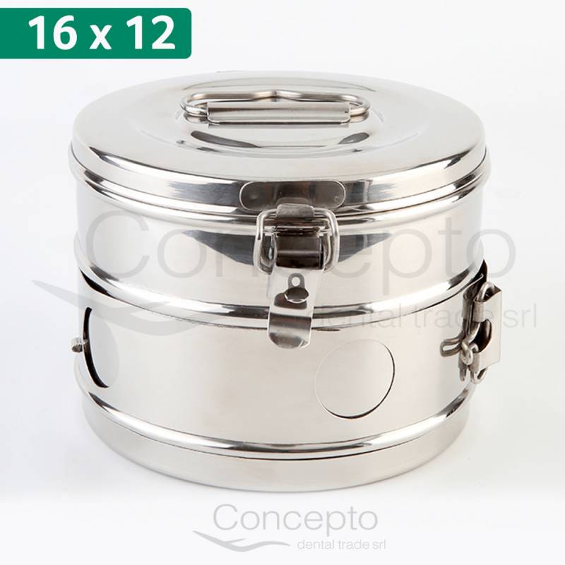 Tambor De Acero Inoxidable (16X12 Cm) Egeo