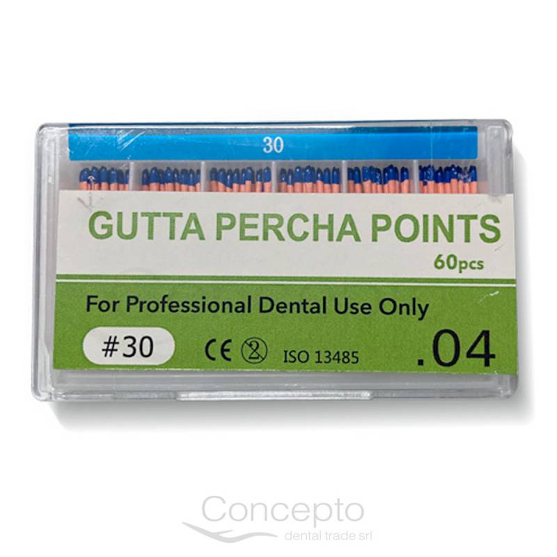 Cono De Gutta Taper 04 N 30 Easydent X 60 Un.