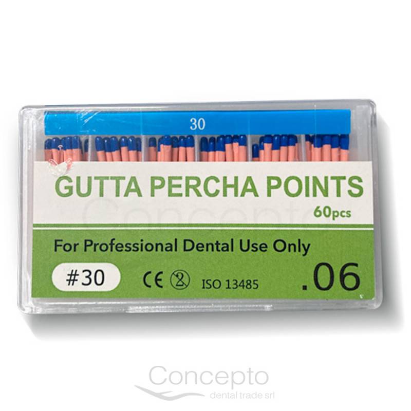 Cono De Gutta Taper 06 N 30 Easydent X 60 Un.