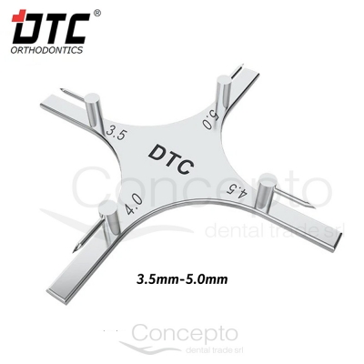 Posicionador Brackets Estrella Dtc  3.5Mm-5.0Mm