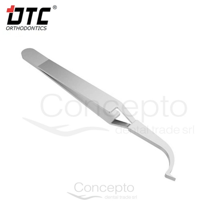 Pinza Porta Tubo Punta Larga Dtc