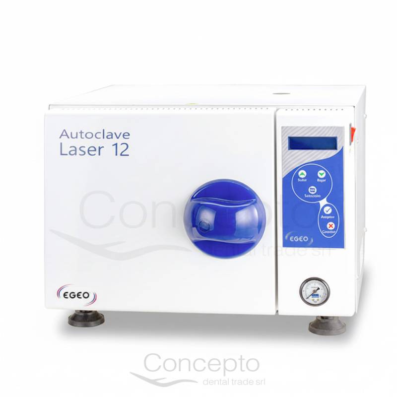 Autoclave Láser 12 Con Bomba De Vacío Egeo