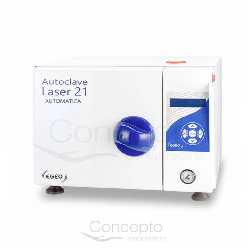 Autoclave Láser 21L Con Bomba De Vacío Egeo