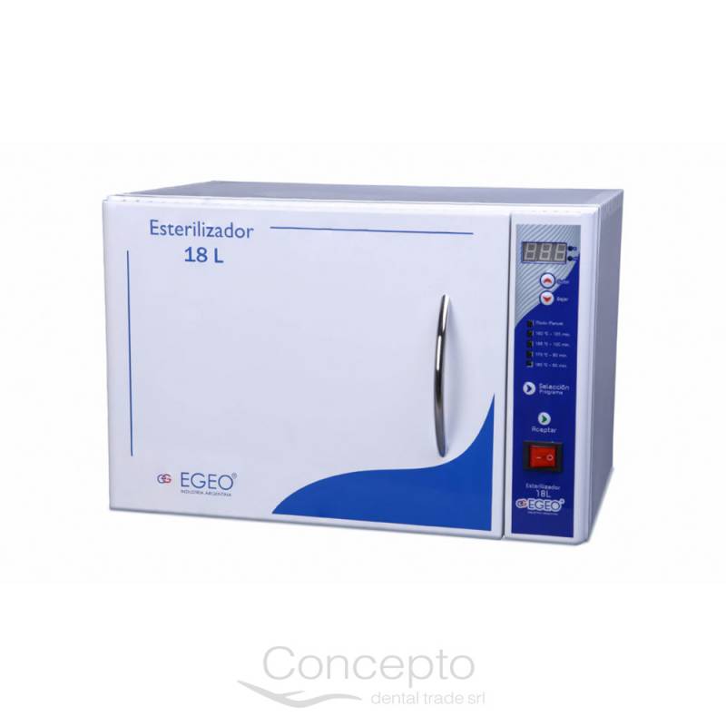 Esterilizadora Eg18L 3 Bandejas 5 Programas