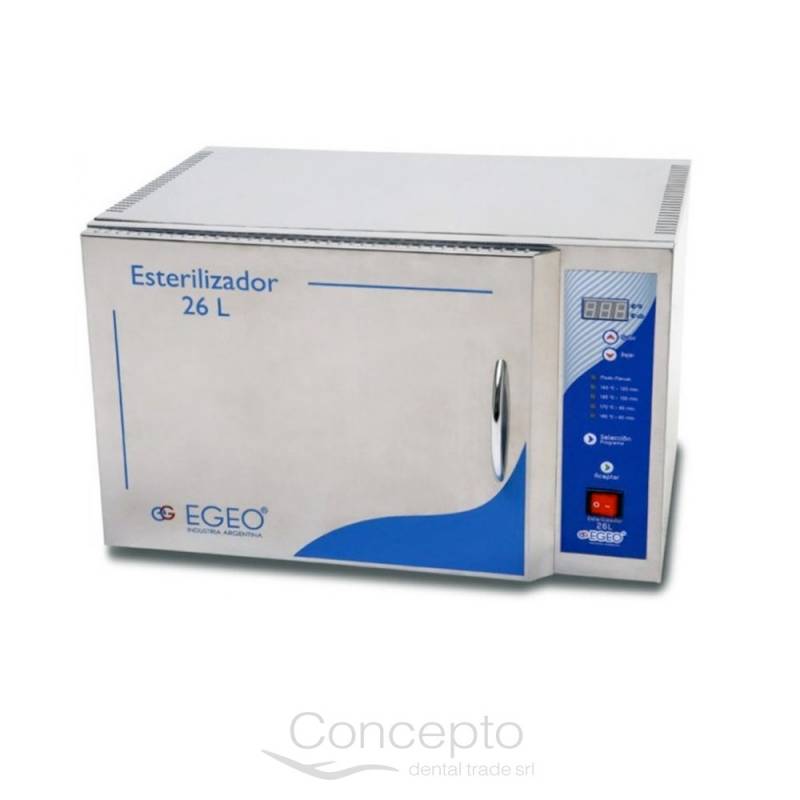 Esterilizadora Egeo Eg26L Acero Inoxidable