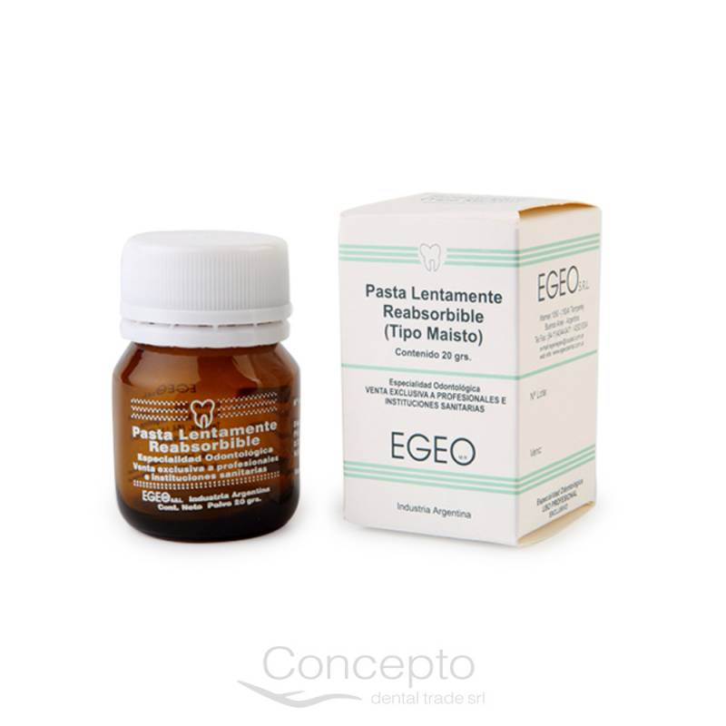 Pasta Lentamente Reabsorbible (Tipo Maisto) Egeo 20 Grs