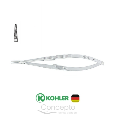 Porta Aguja Micro Castroviejo Recta 14Cm  Kohler 