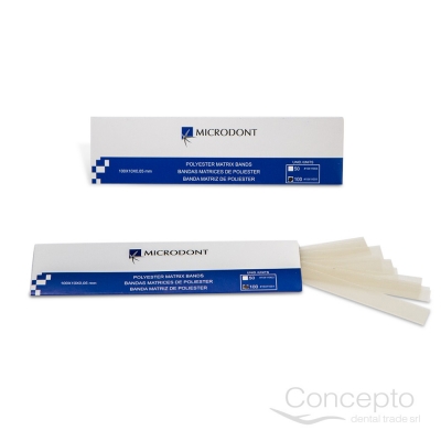 Tiras De Acetato (Polyester) Microdont X 100