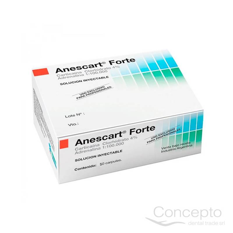 Anescart® Forte Caja X 50 Un.