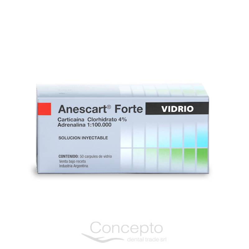 Anescart® Forte Vidrio X 50 Un.