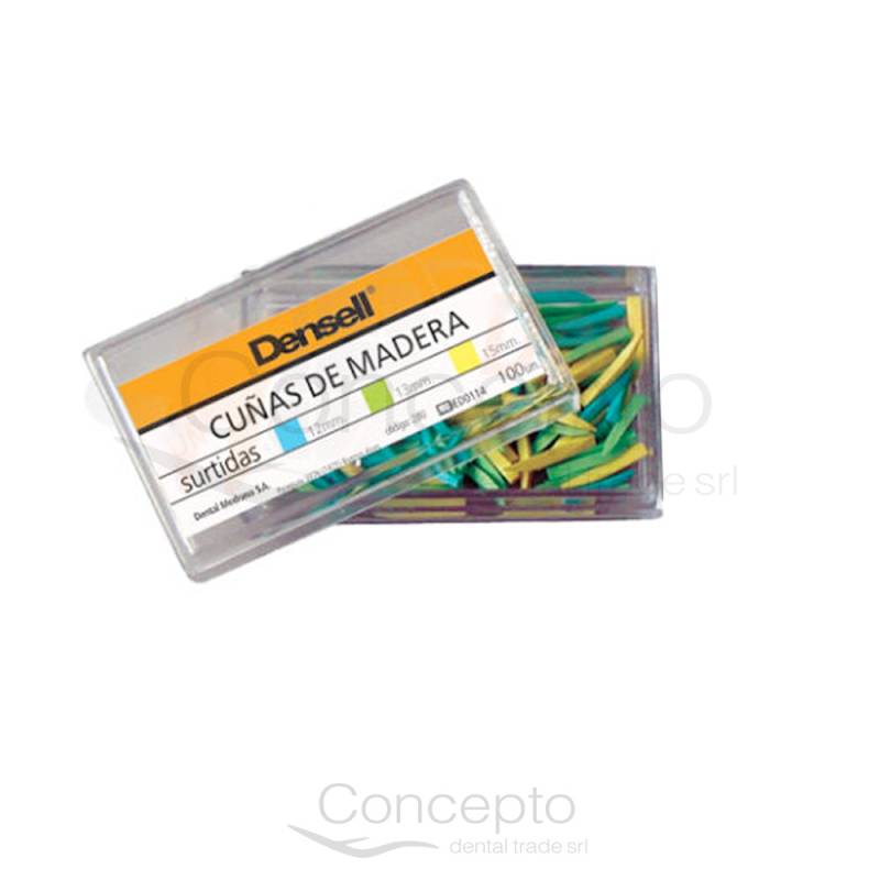 Cuñas De Madera Densell X100 Surtidad