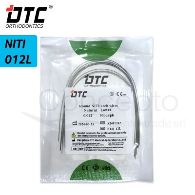 Arco Niti Dtc Redondo 012 Inferior X 10 Un.