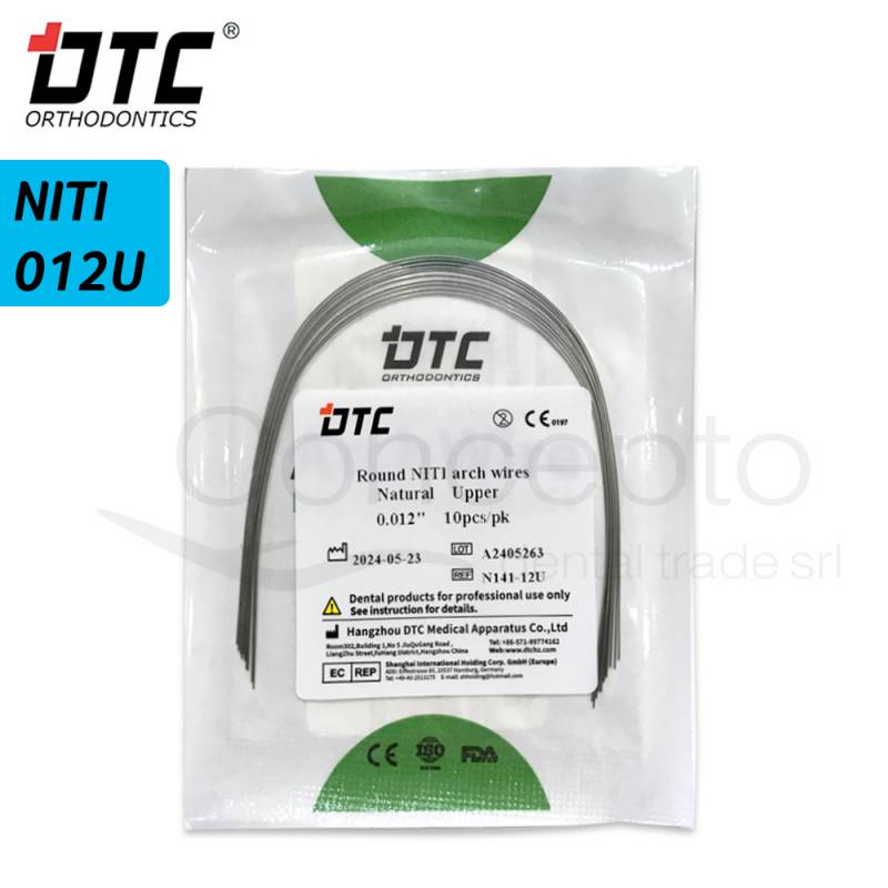 Arco Niti Dtc Redondo 012 Superior X 10 Un.