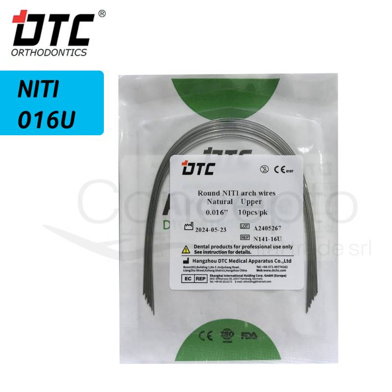 Arco Niti Dtc Redondo 016 Superior X 10 Un.