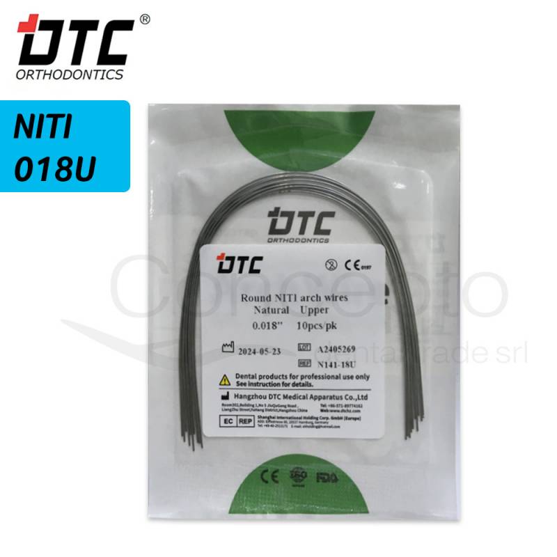 Arco Niti Dtc Redondo 018 Superior X 10 Un.