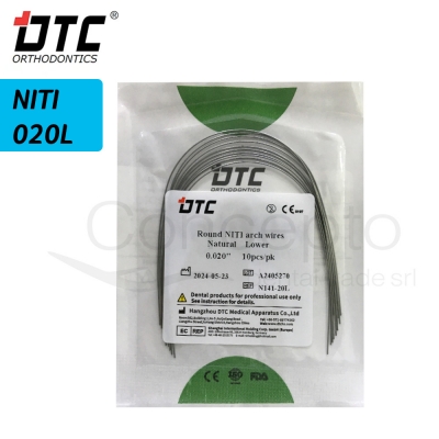 Arco Niti Redondo Dtc 0.20 Inferior X 10 Un.