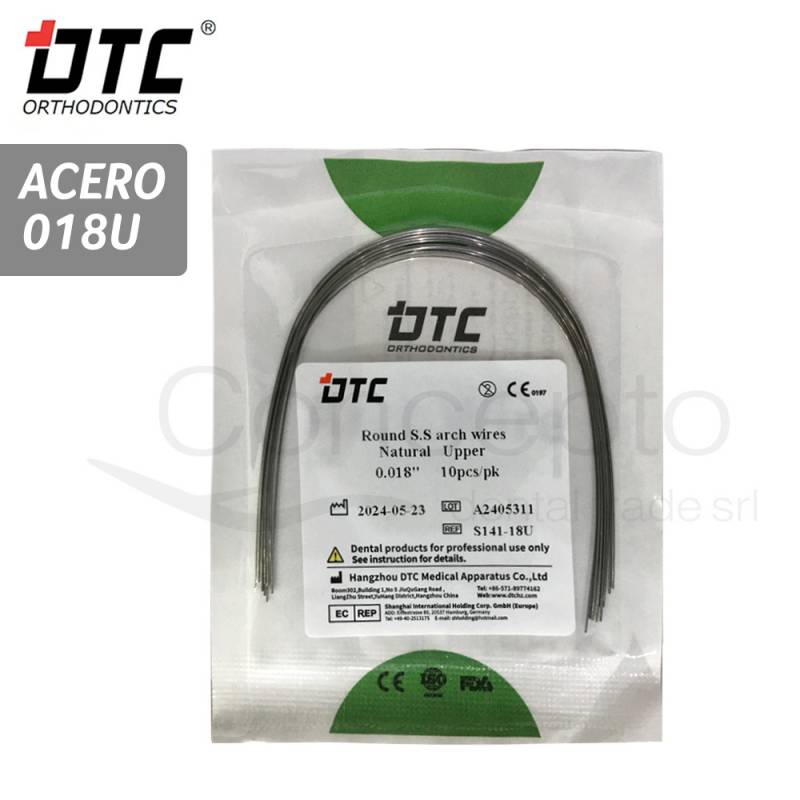 Arco Acero Redondo Dtc 018 Superior X 10 Un.