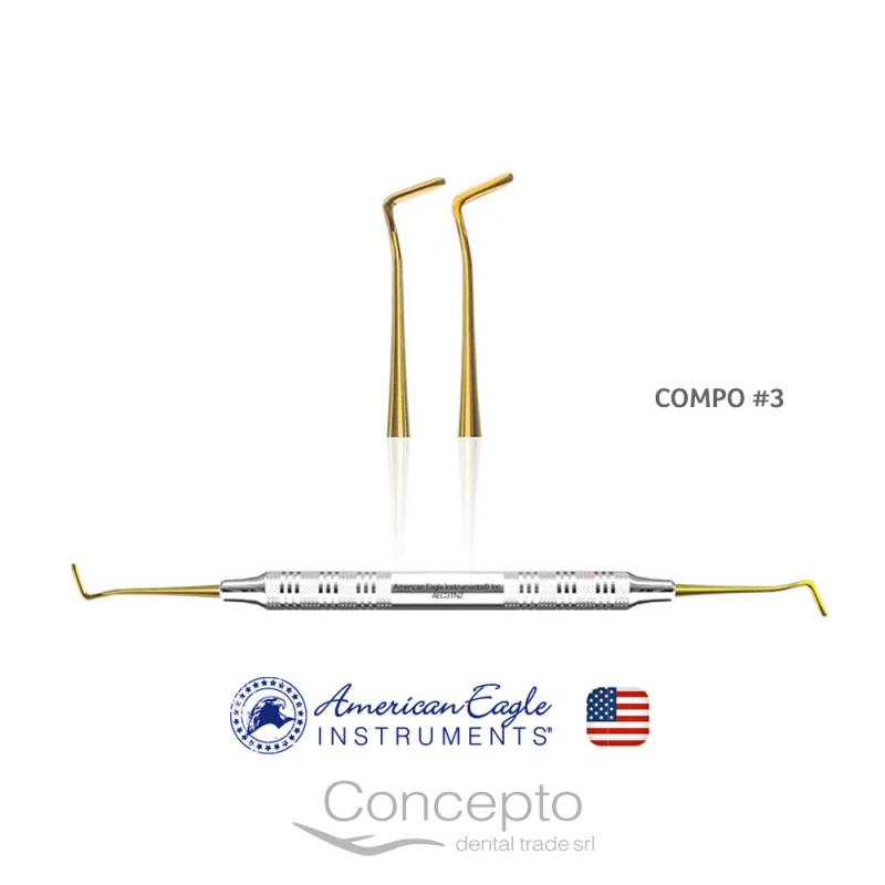 Espatula Compo America Eagle 3 Frente Lado Delgada