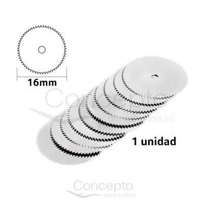 Disco De Acero Dentado 16Mm 
