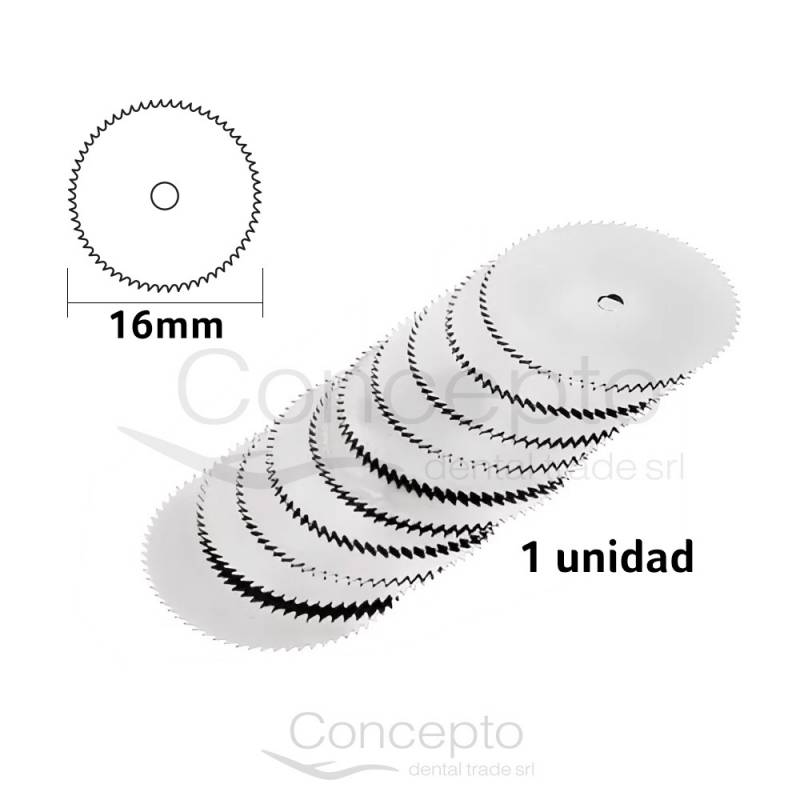 Disco De Acero Dentado 16Mm