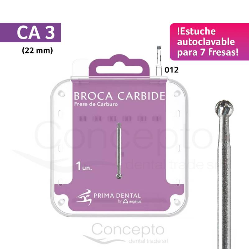 Fresa Ca 3 Estuche Autoclavable Angelus