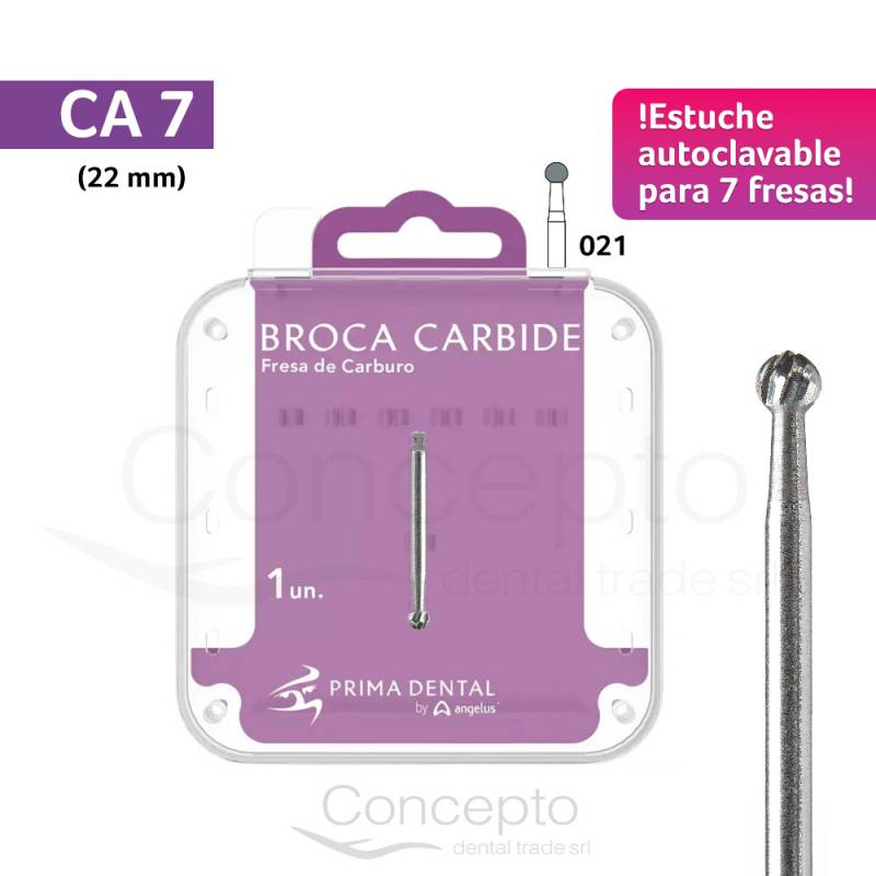 Fresa Ca 7 Estuche Autoclavable Angelus