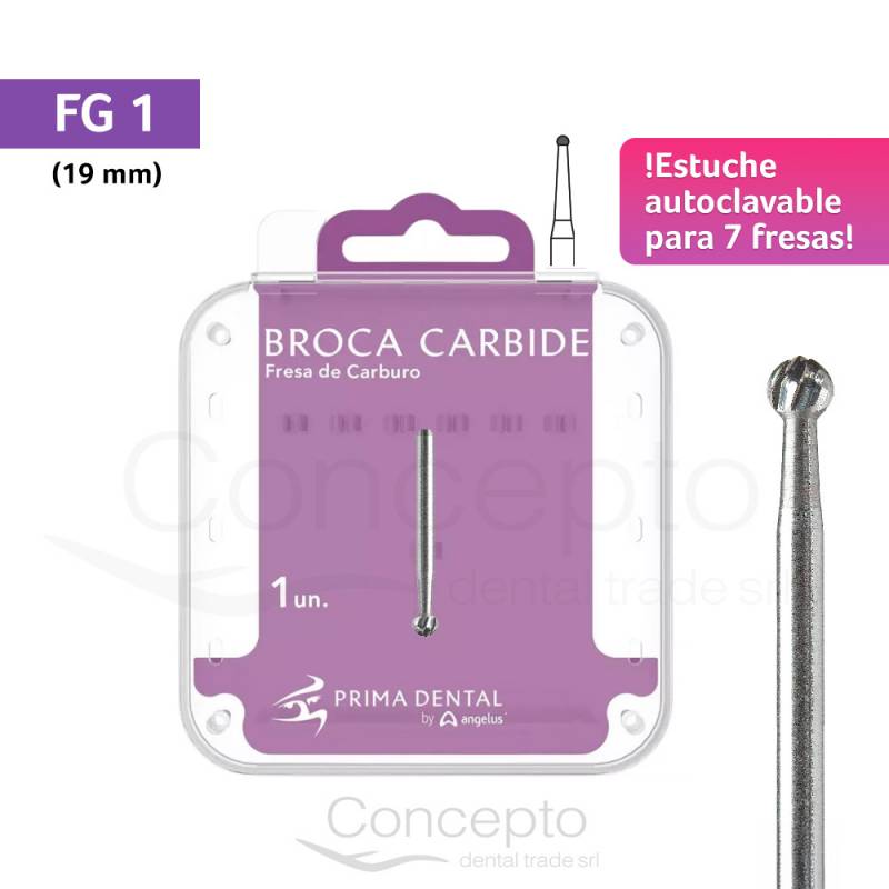 Fresa Fg 1 Estuche Autoclavable Angelus