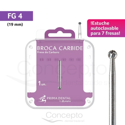 Fresa Fg 4 Estuche Autoclavable Angelus