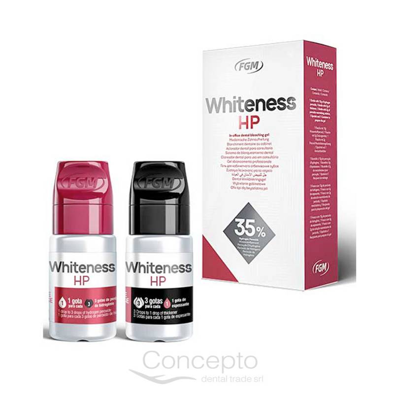 Kit Blanquemiento Whiteness Hp 35% (6Grs.+ Top Dam) Fgm
