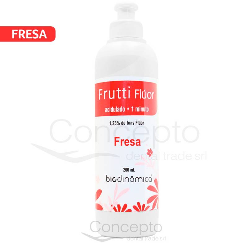 Fluor Gel Sabor Fresa Biodinamica X 200 Ml