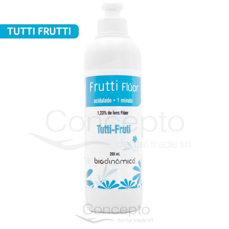 Fluor Gel Sabor Tutti Futti Biodinamica X 200Ml