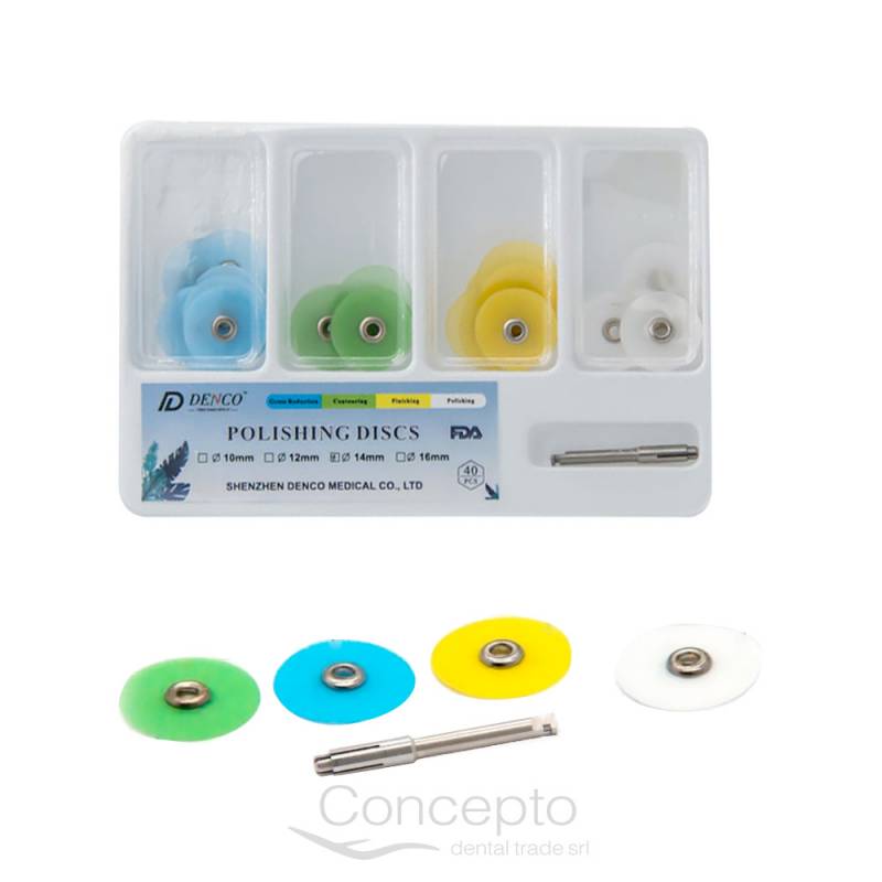 Discos Denco Kit X 40 Surtidos + Mandril