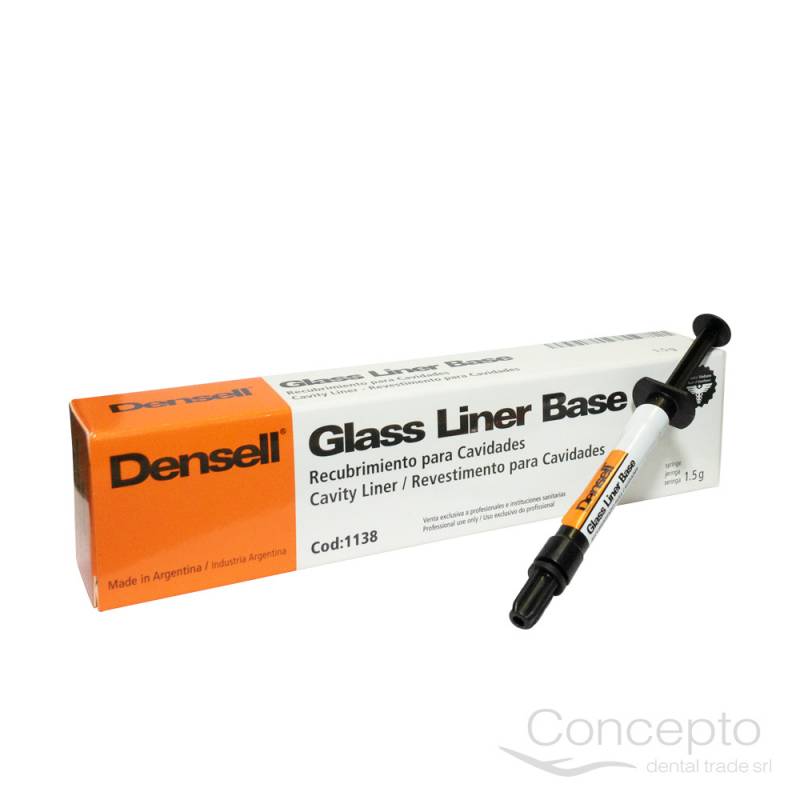 Glass Liner Base Foto Jeringa Densell