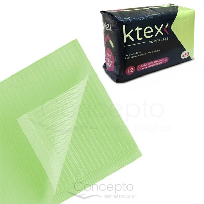 Compresa K-Tex Verde X 50 Un