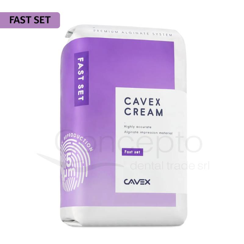 Alginato Cavex Cream Fast Set 500 Grs.