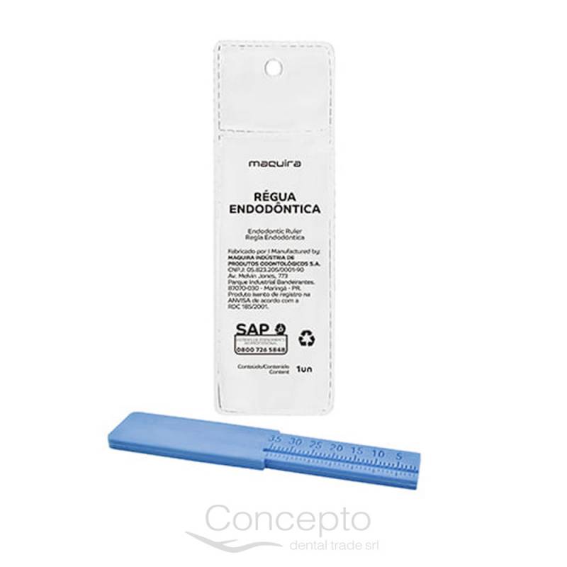 Regla Para Endodoncia Plastica Maquira