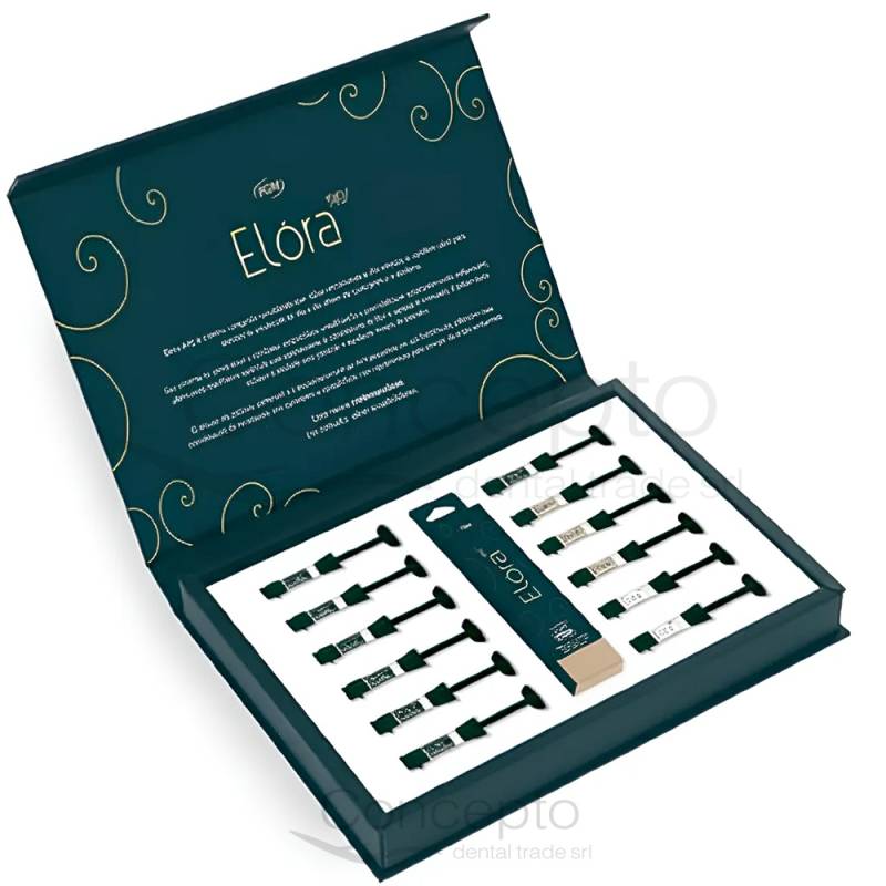 Kit Composite Elora Elegance Fgm + Ambar Universal Y Acido