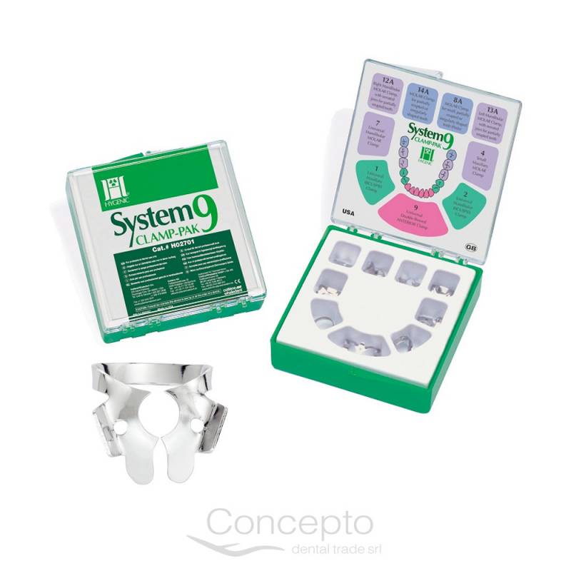 Clamps Hygenic Kit X 9 C/Aleta (1-2-4-7-8A-12A-13A-14A)