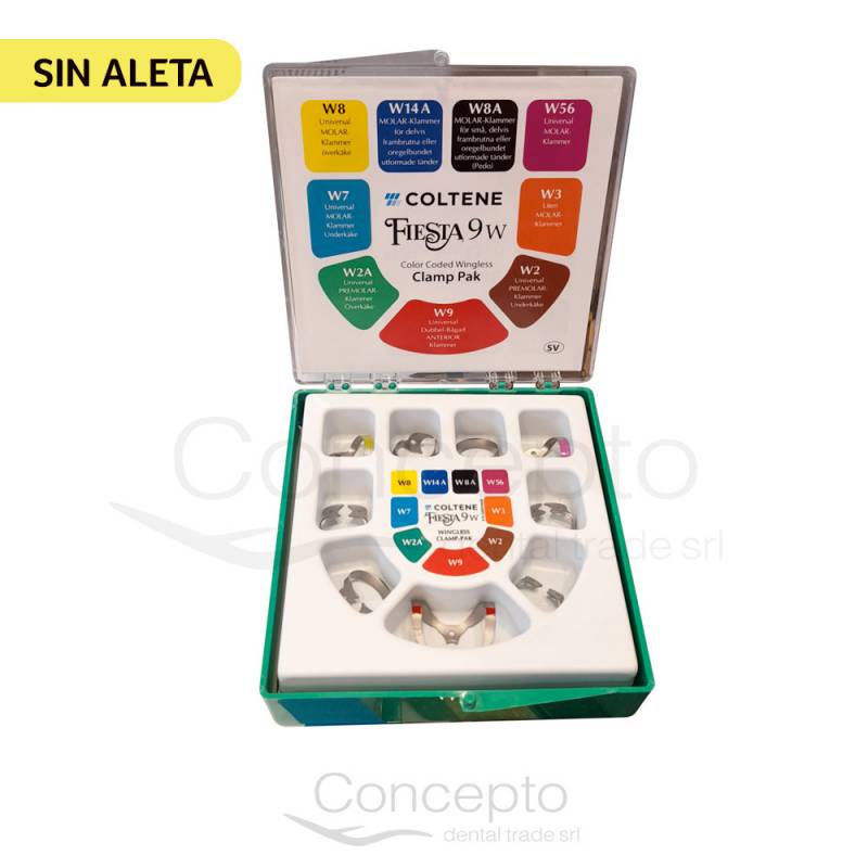 Clamps Hygenic Kit Fiesta X 9 S/Aleta (W2,W2A,W3,W7,W8,Wi