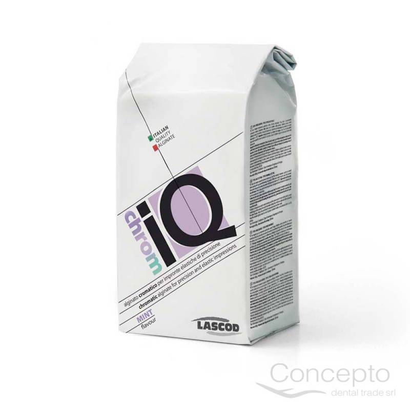 Alginato Iq Cromático  X450Grs Precisión Menta Lascod