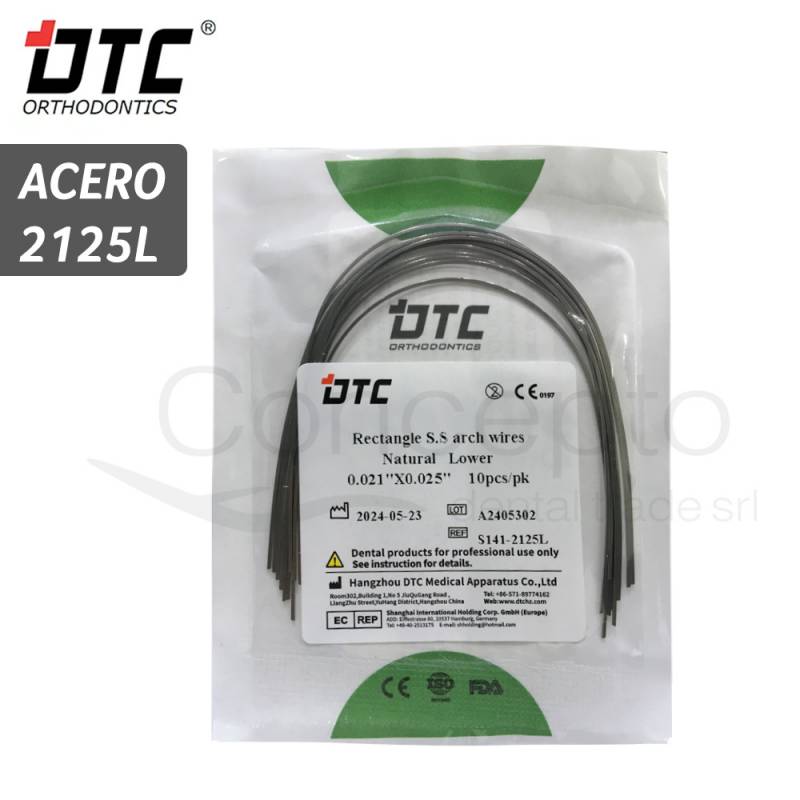 Arco Acero Cuadrado Dtc 21X25 Inferior X 10 Un.