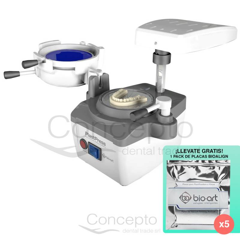 Plaspress Bio-Art Por Presion Positiva + Placa Bioling X 5Un